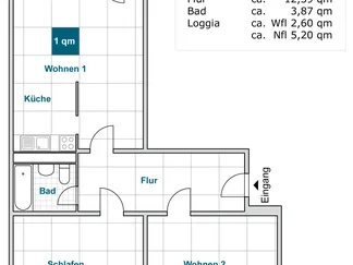 Wohnung Hopfgartenstraße in Dresden