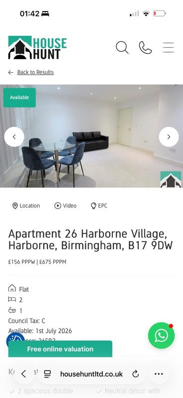 Flat High Street in Birmingham