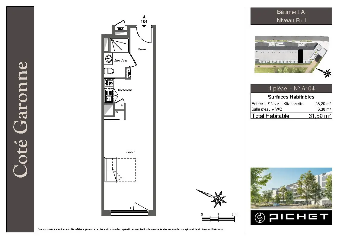 Appartement Allée des Bois à Lormont