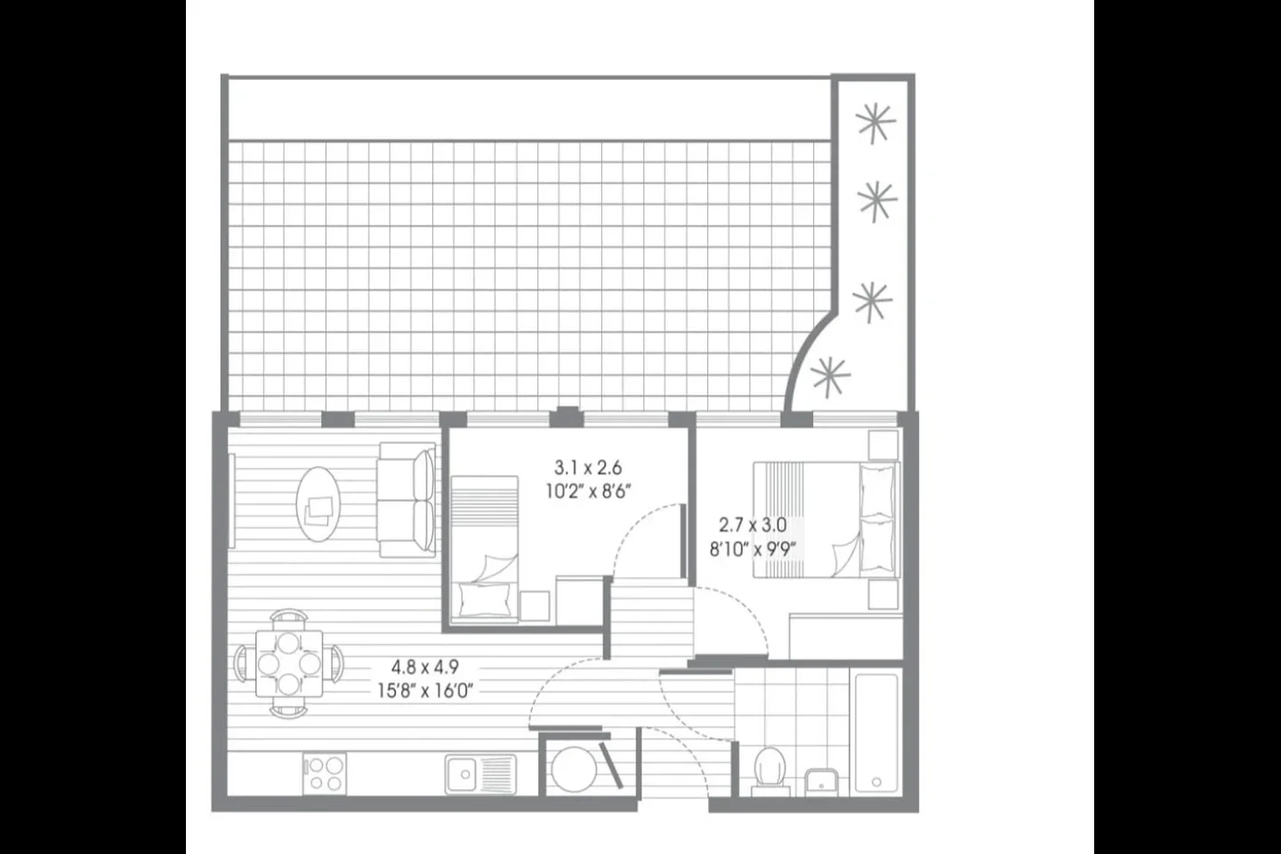 Flat Swanfield Road in Waltham Cross