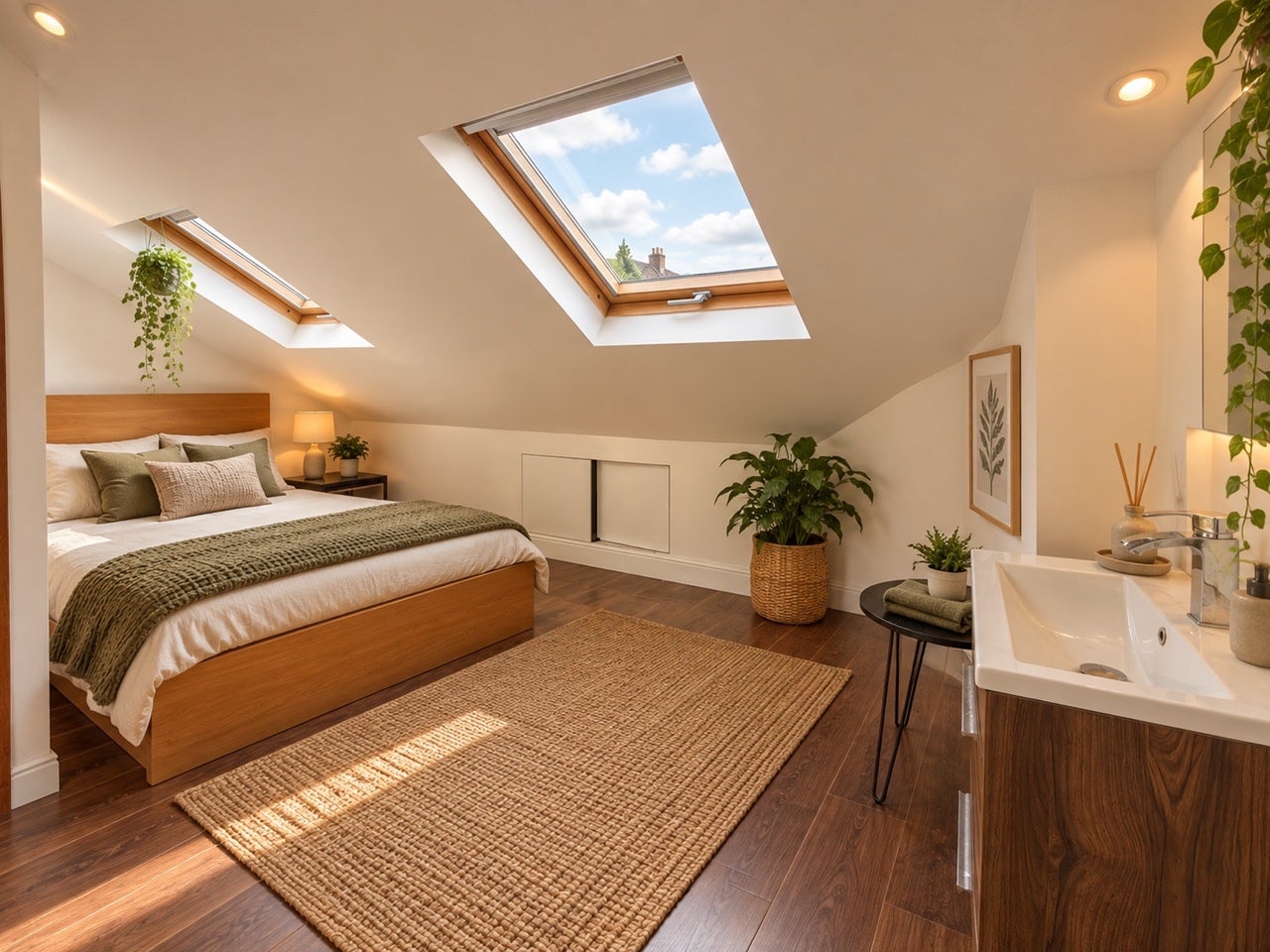 Flat Dawes Road in Greater London