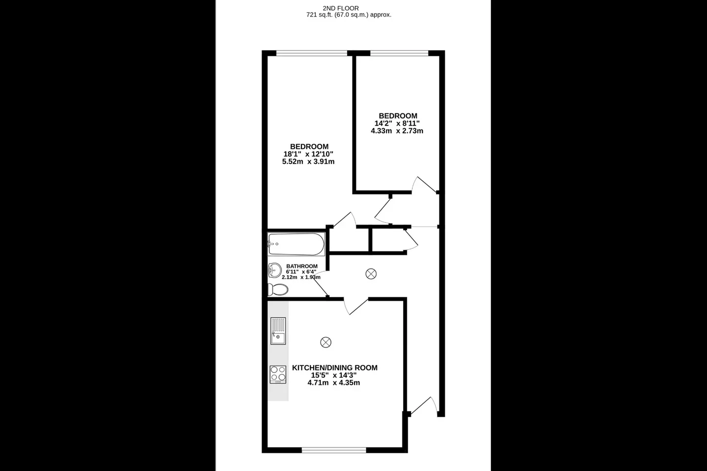 Flat Hither Green Lane in Greater London
