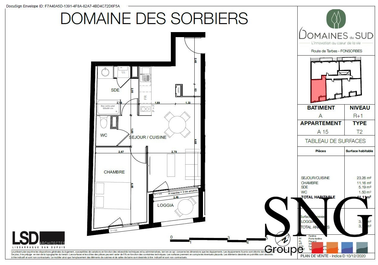 Appartement Route de Tarbes à Fonsorbes