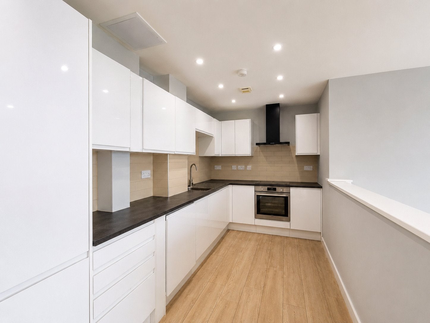 Flat Harborough Road in Oadby and Wigston