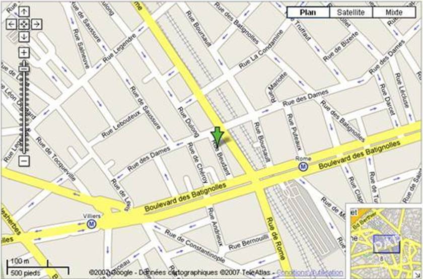 Flat Rue Beudant in Paris