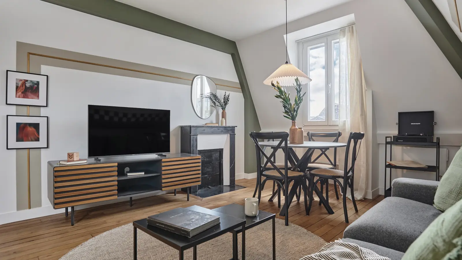 Flat Rue de Courcelles in Paris