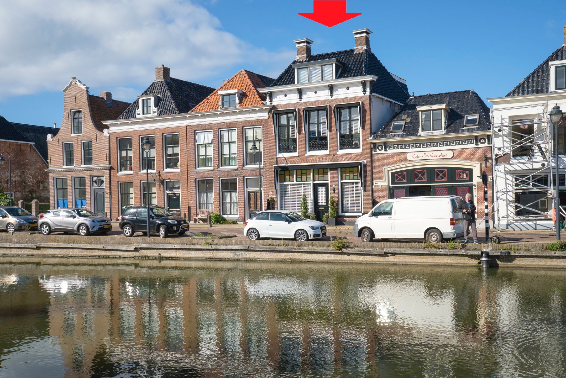 Huis Voorstraat 17 in Makkum