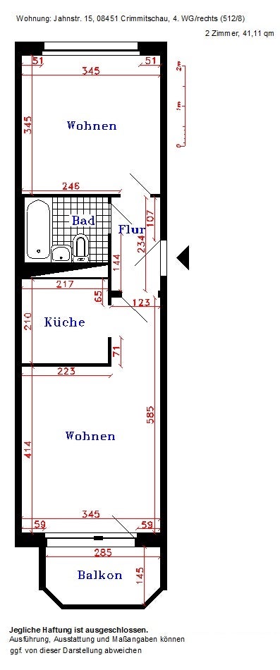Wohnung Jahnstraße in Crimmitschau