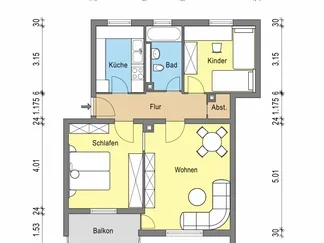 Wohnung Bielefelder Straße in Frankfurt am Main