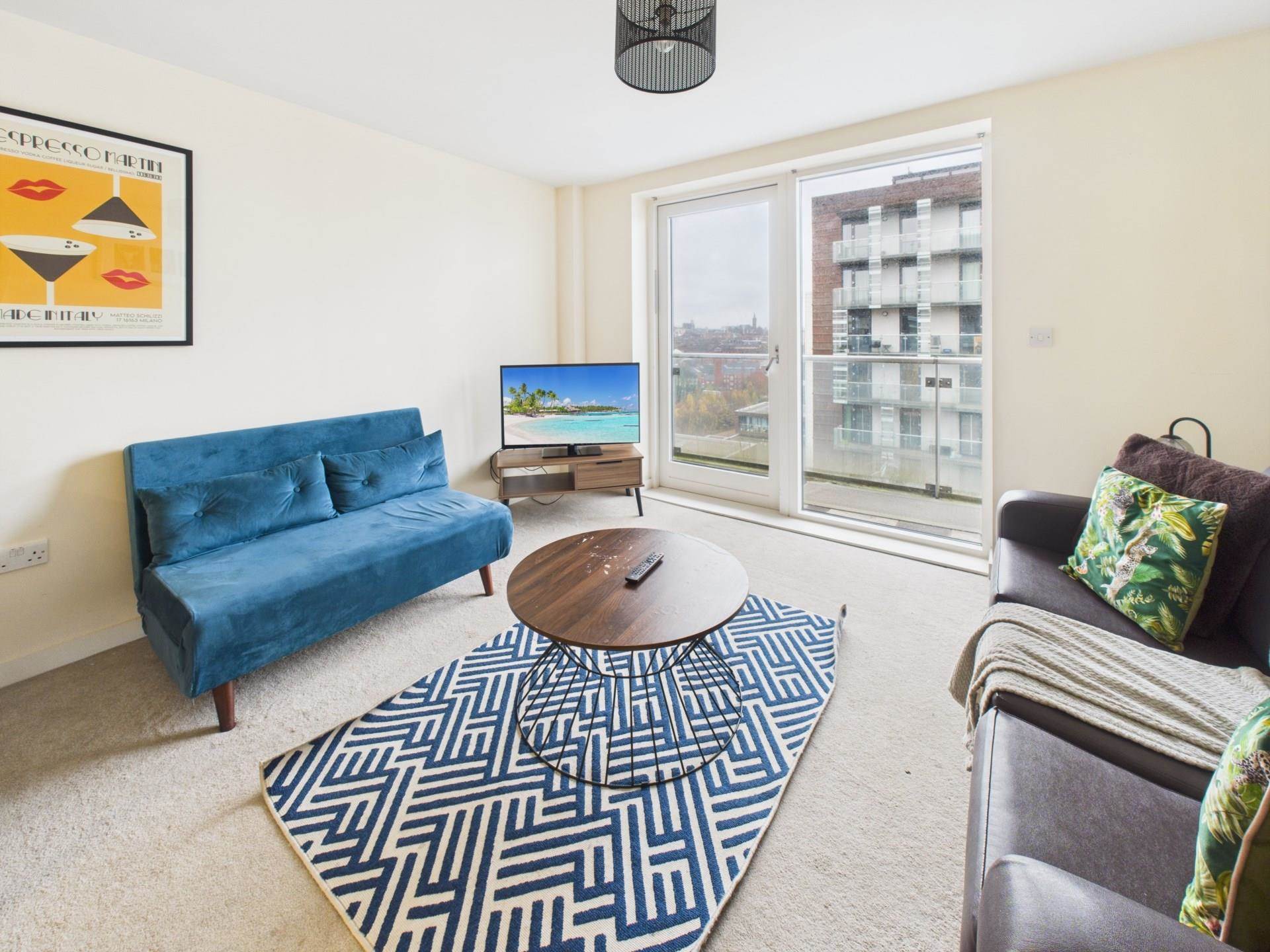 Flat Meadowside Quay Walk in Glasgow