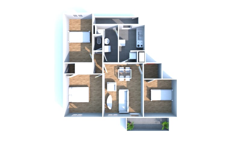 Flat Rue Maximilien de Robespierre in Sotteville-lès-Rouen
