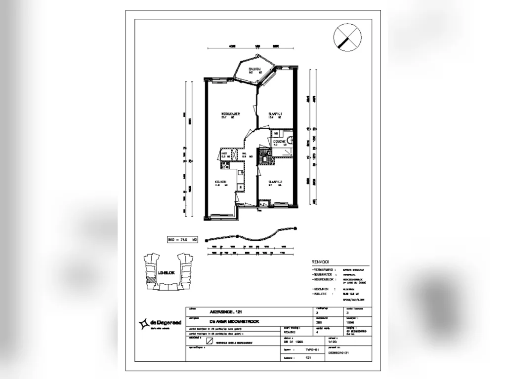 Appartement Akersingel in Amsterdam