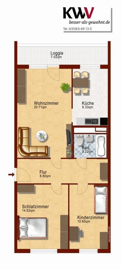 Wohnung Hochwaldstraße in Olbersdorf