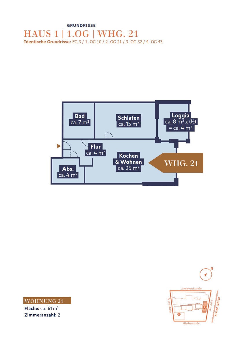 Wohnung Am Deich in Bremen