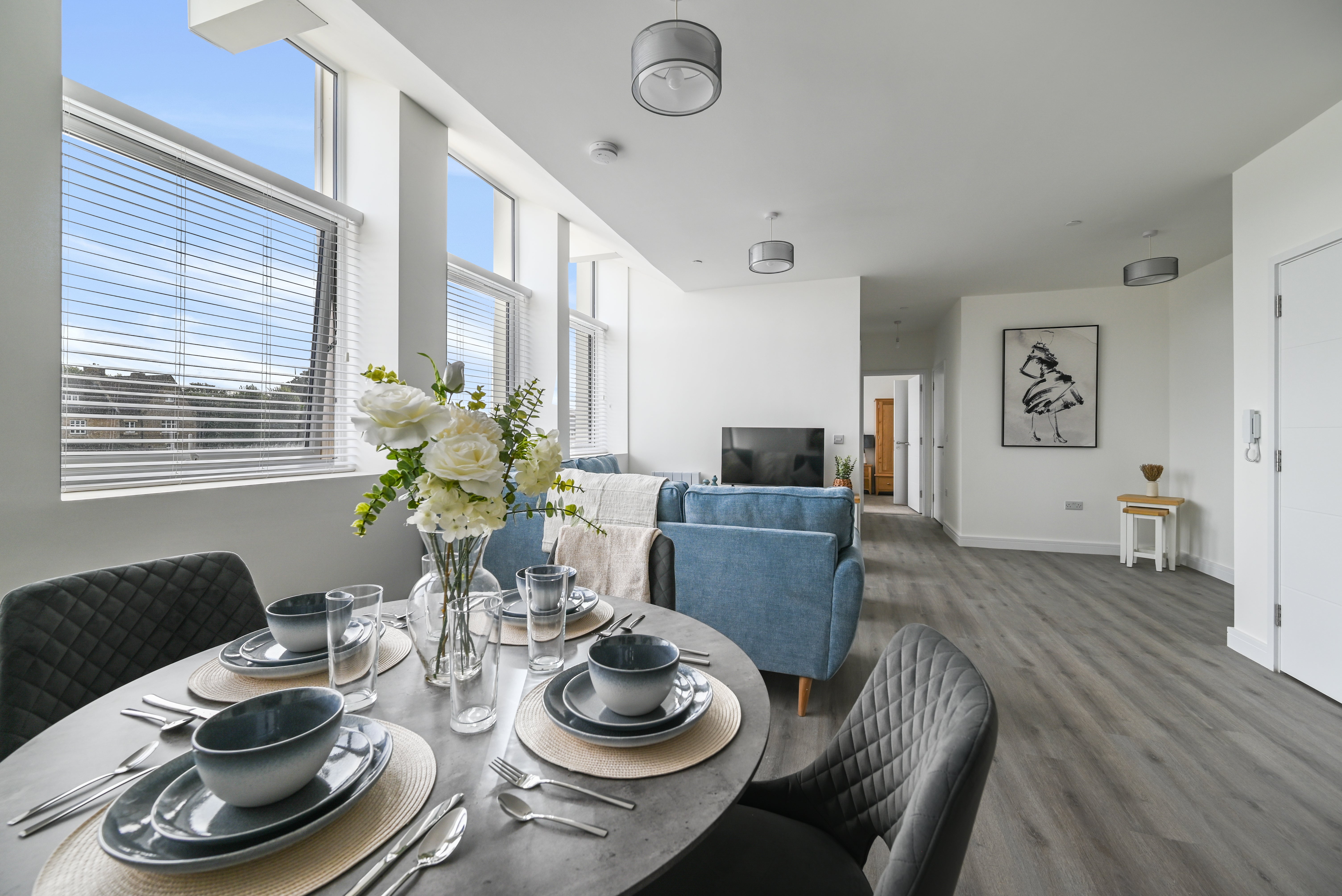 Flat Flamborough Close in Peterborough