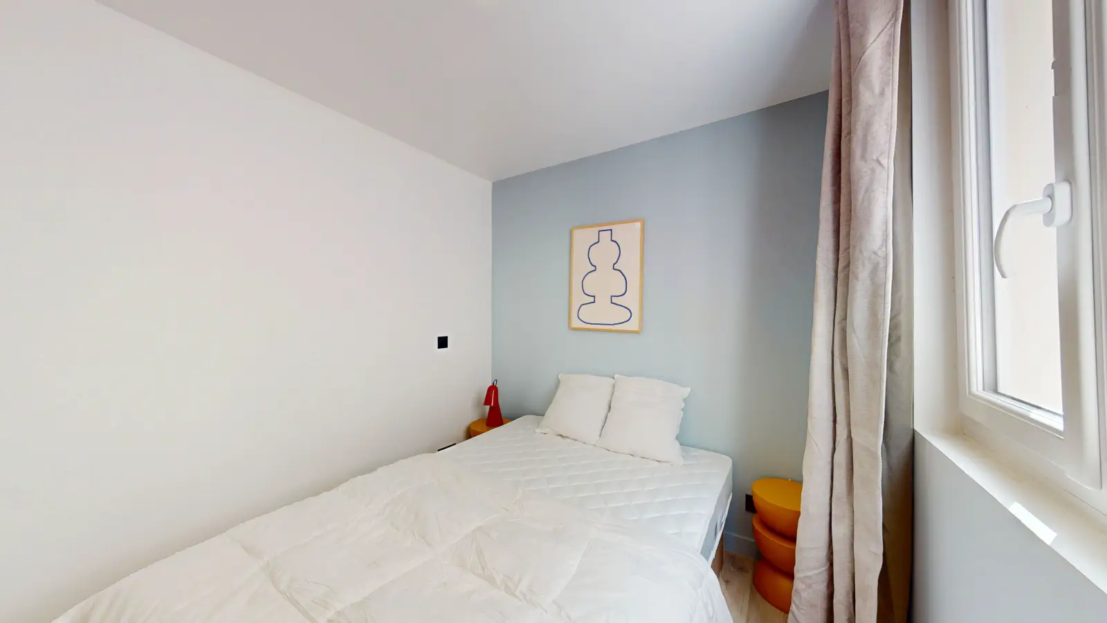 Chambre Passage Gauthier à Paris