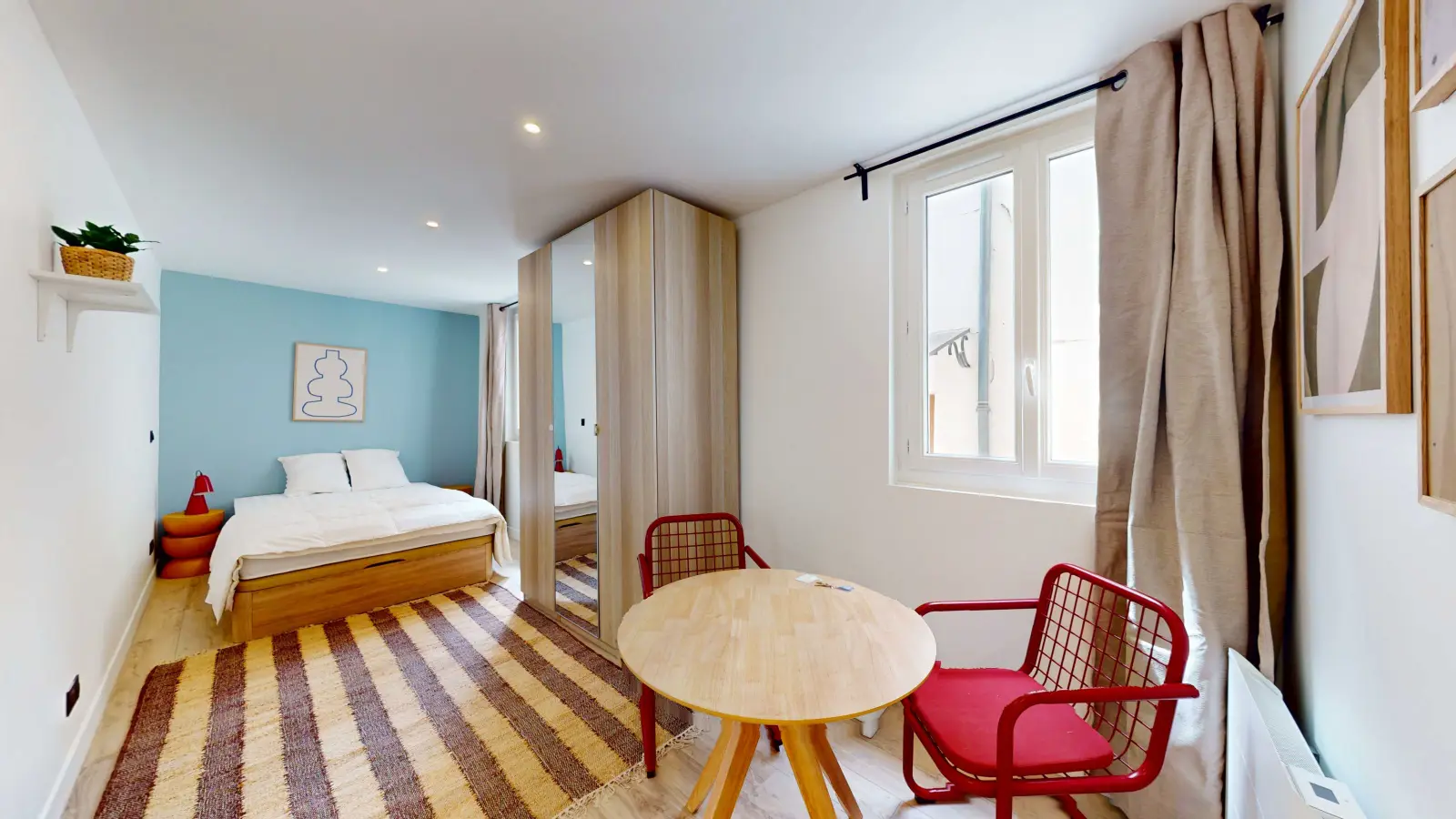 Chambre Passage Gauthier à Paris