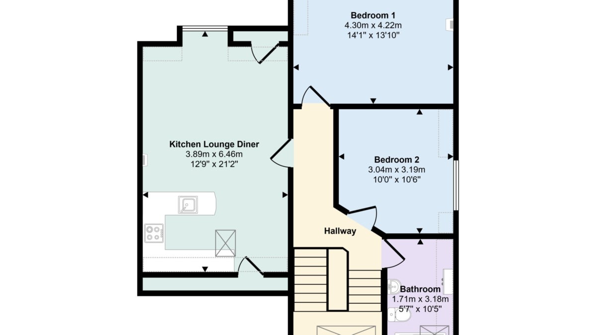 Flat Caerau Crescent in Newport