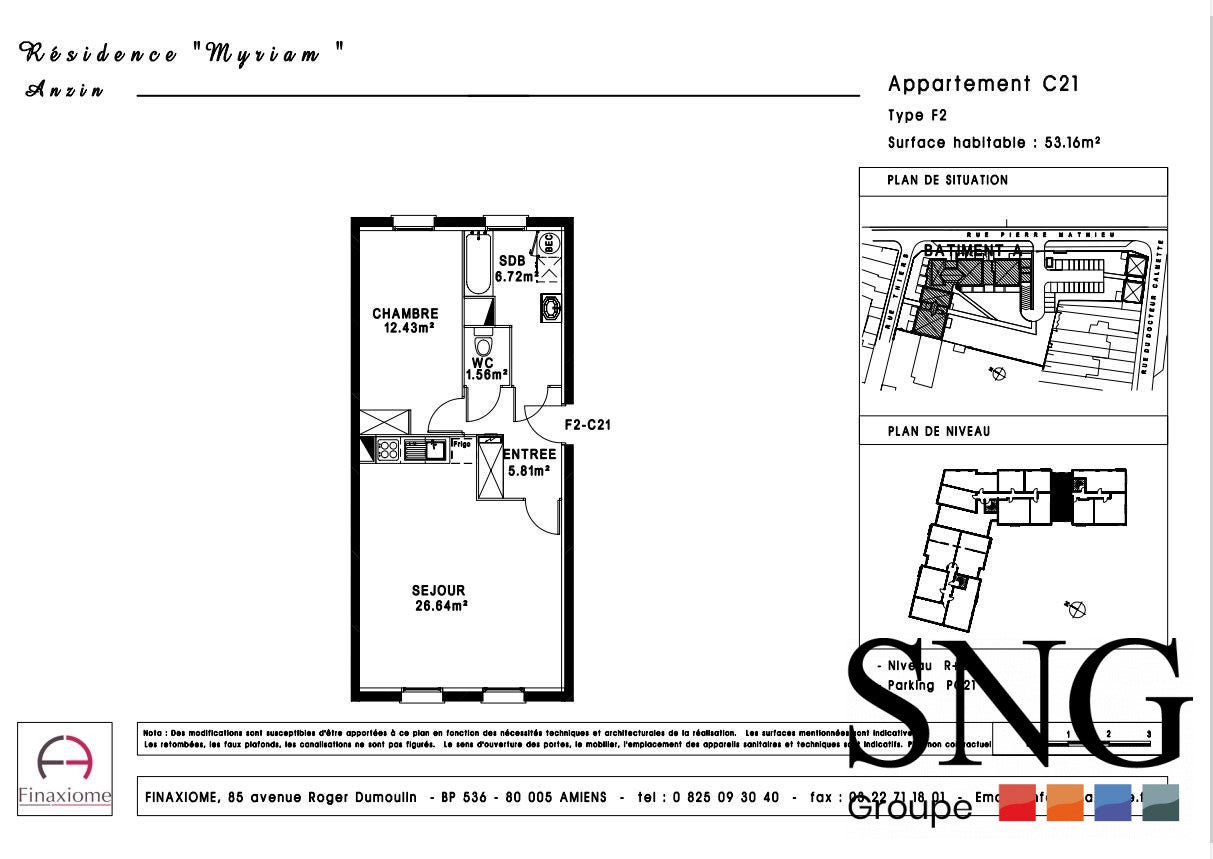 Flat Rue Pierre Mathieu in Anzin