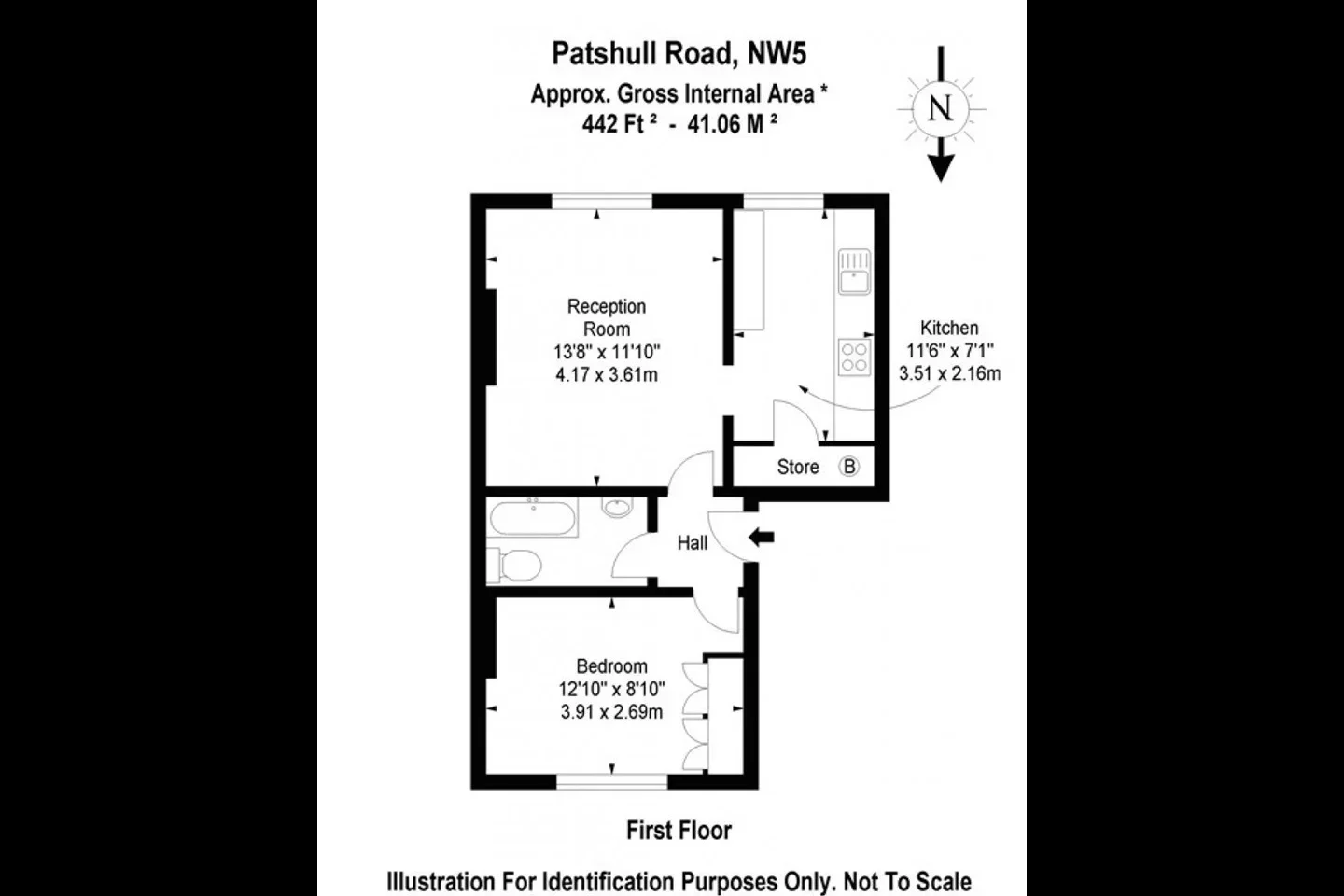 Flat Patshull Road in Greater London
