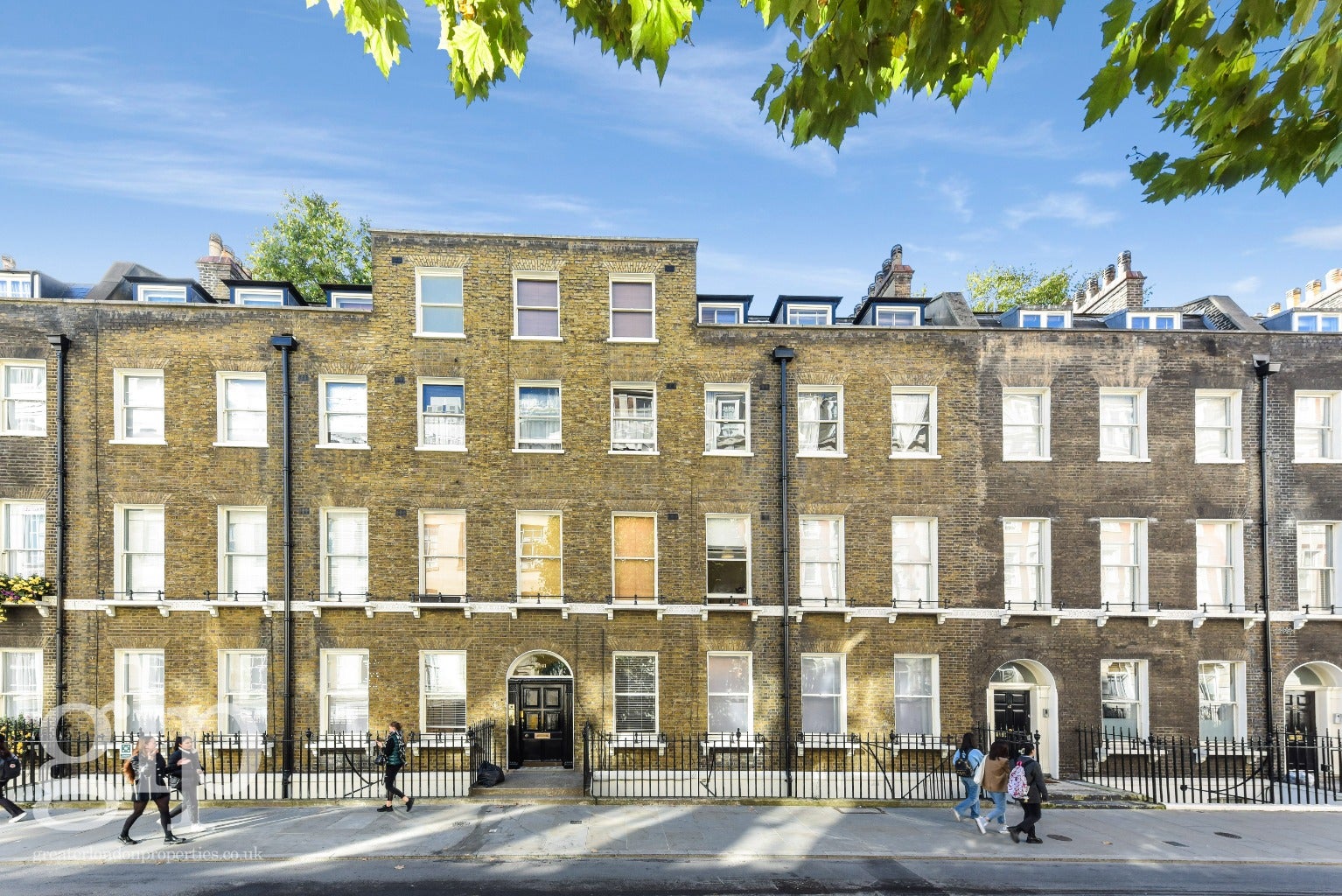 Flat Gower Street in London
