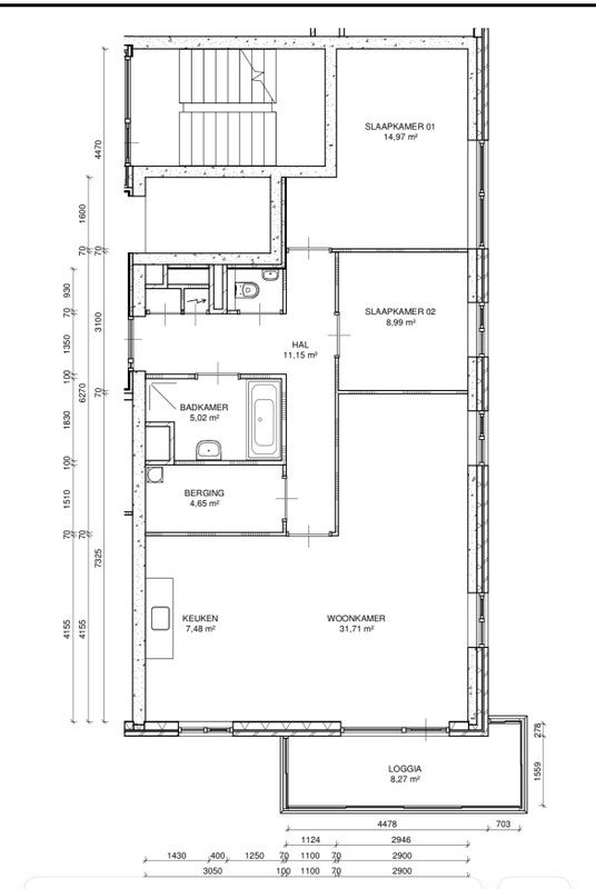 Appartement Albardagracht in Amsterdam