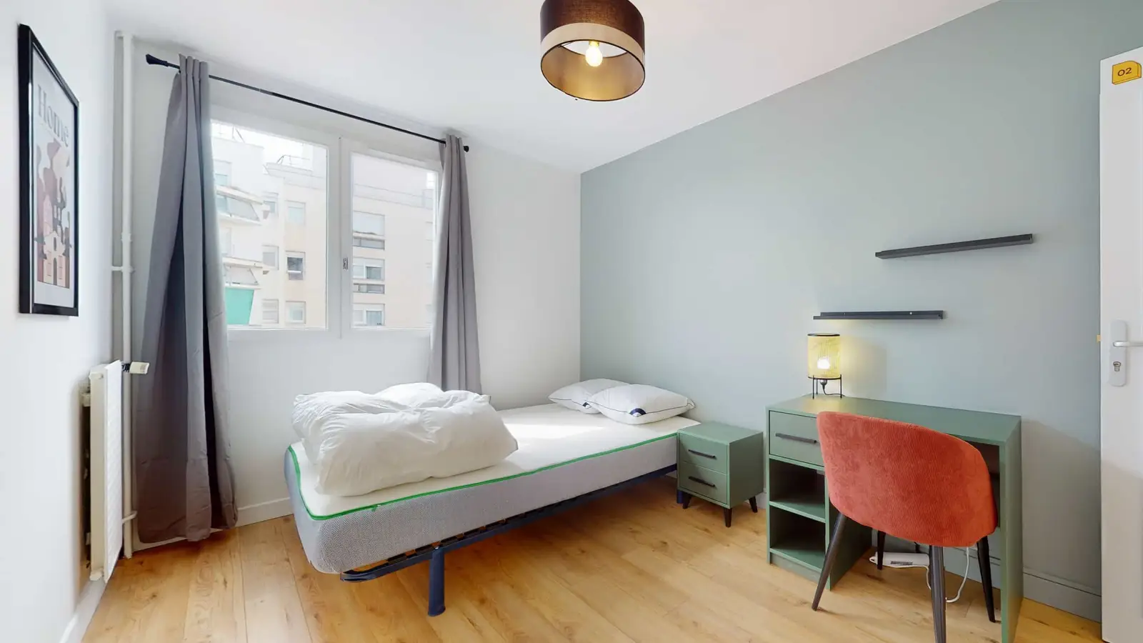 Chambre Rue Jules Hardouin Mansard à Asnières-sur-Seine