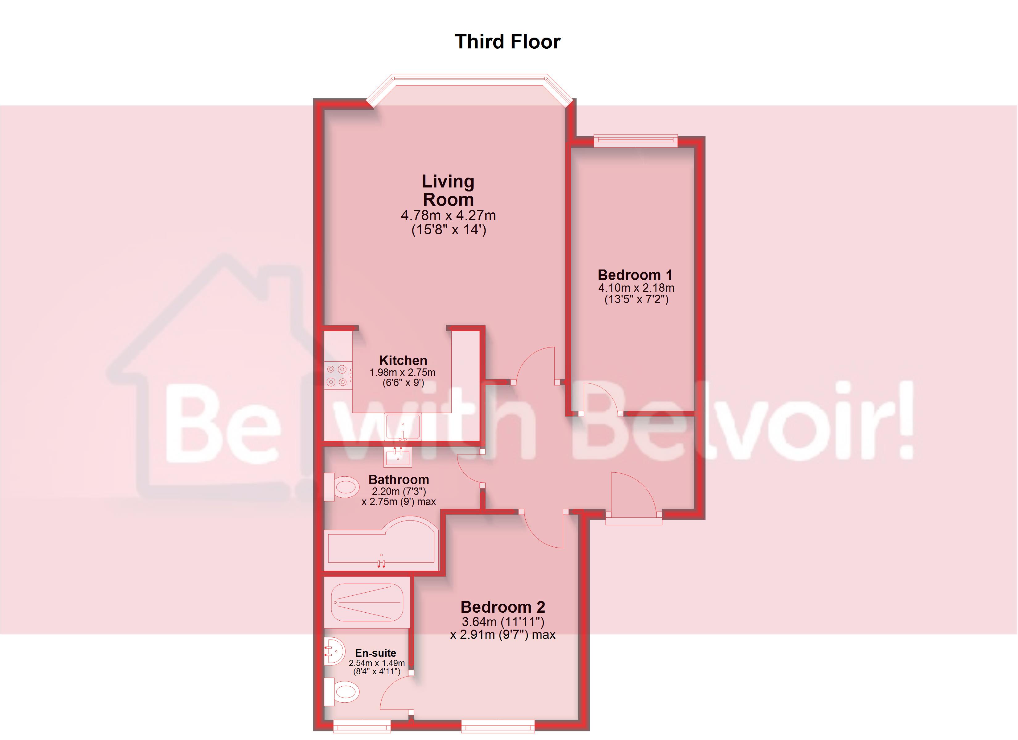 Flat First Avenue in Hove