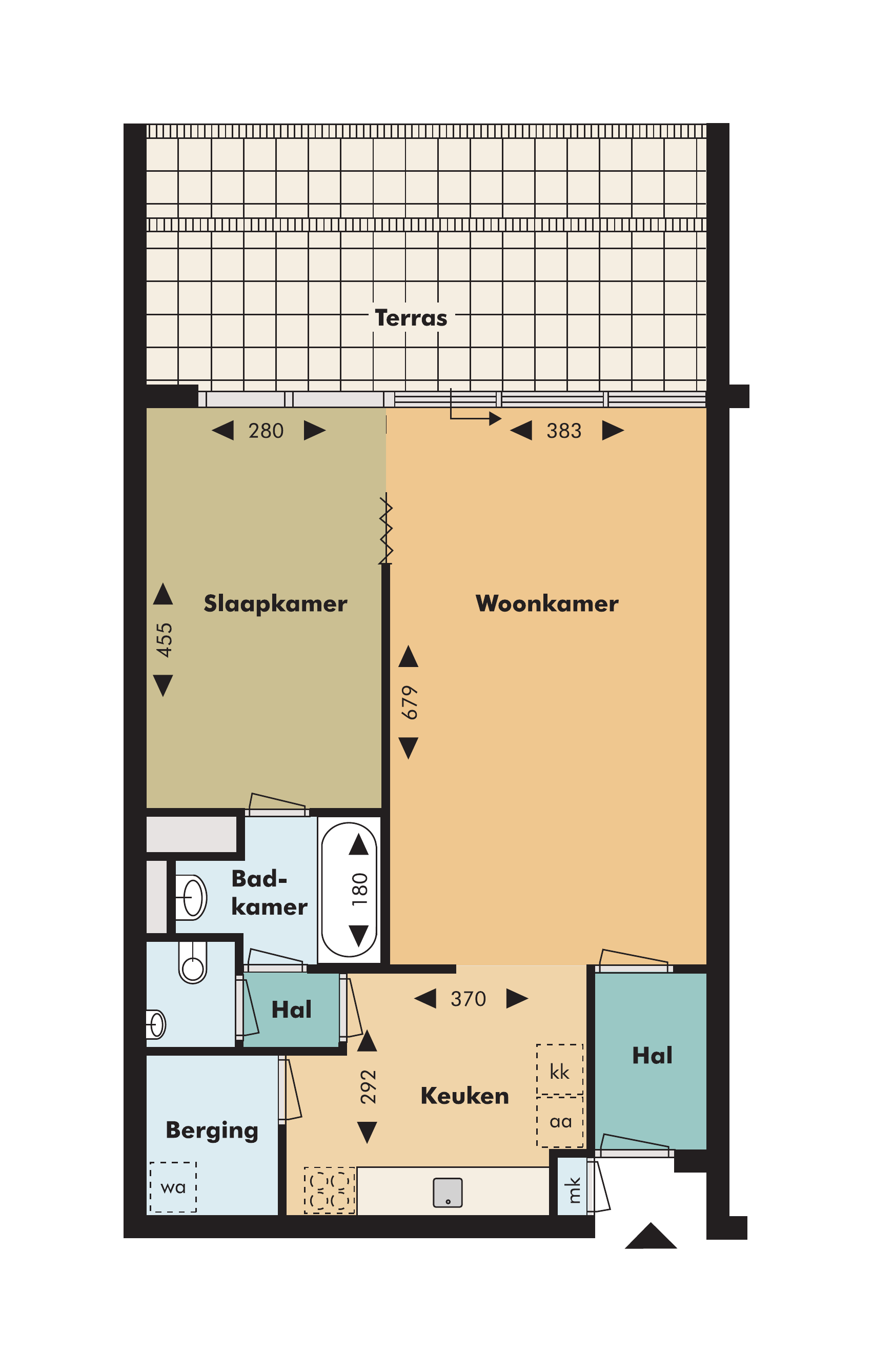 Appartement Parkzicht 91 in Leiden
