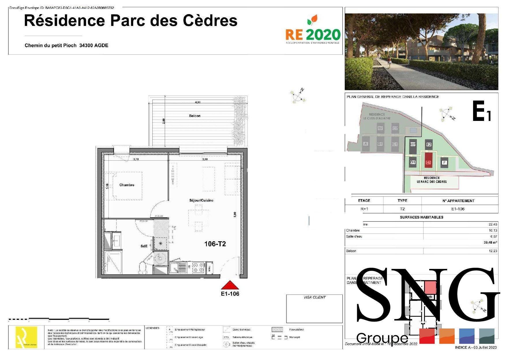 Appartement Chemin du Petit Pioch à Agde