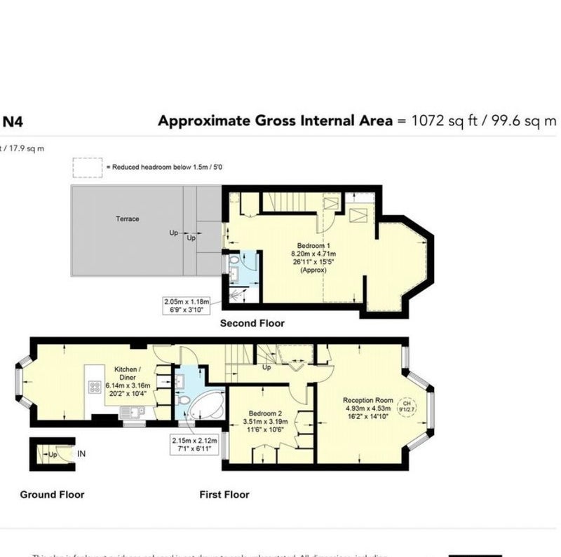 Room Warham Road in Greater London