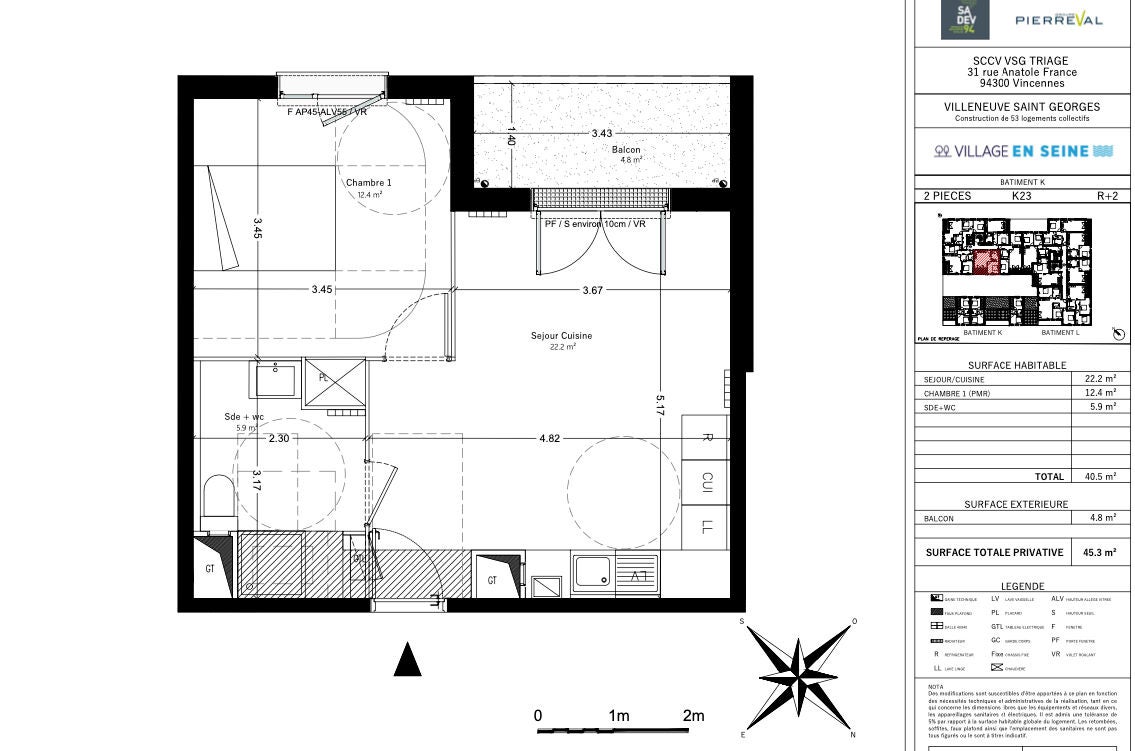 Appartement Rue de la Sarcelle à Villeneuve-Saint-Georges