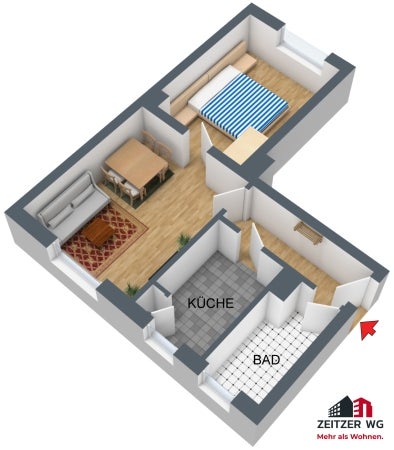 Wohnung Grenzstraße in Zeitz