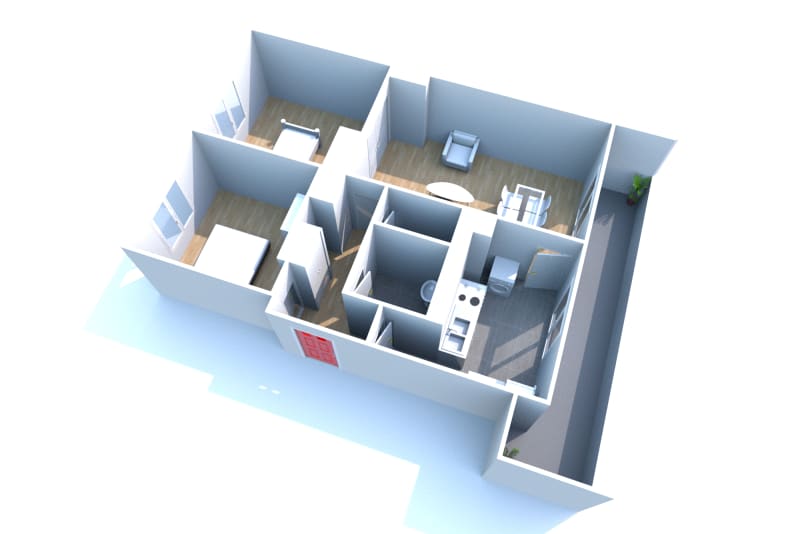 Appartement Résidence La Chesnaie à Moulineaux
