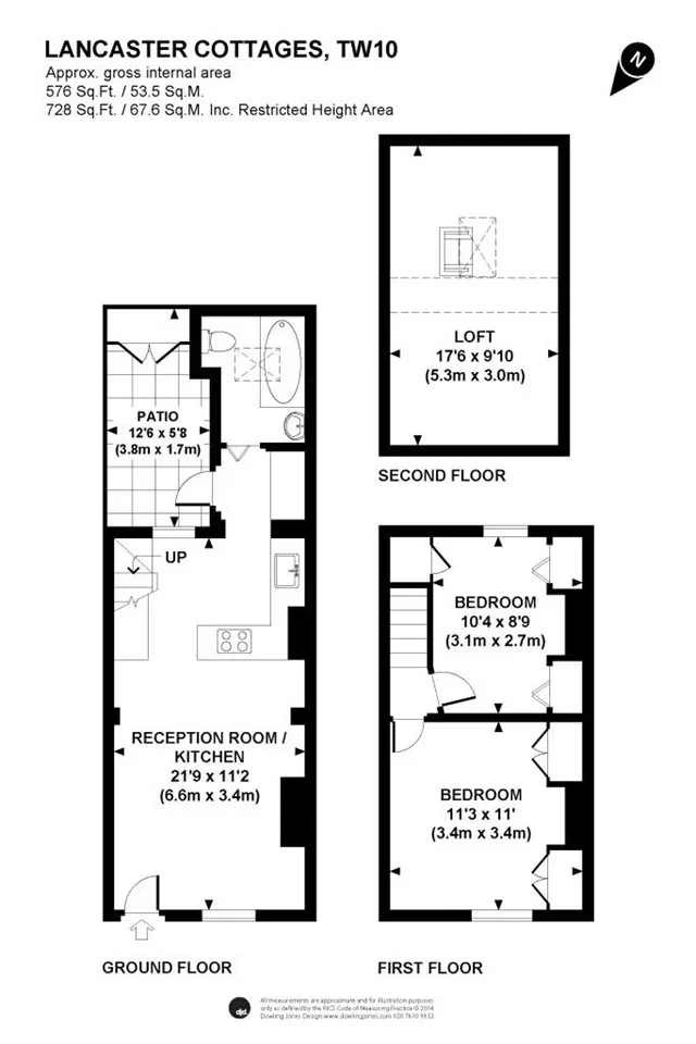 House Lancaster Cottages in Greater London