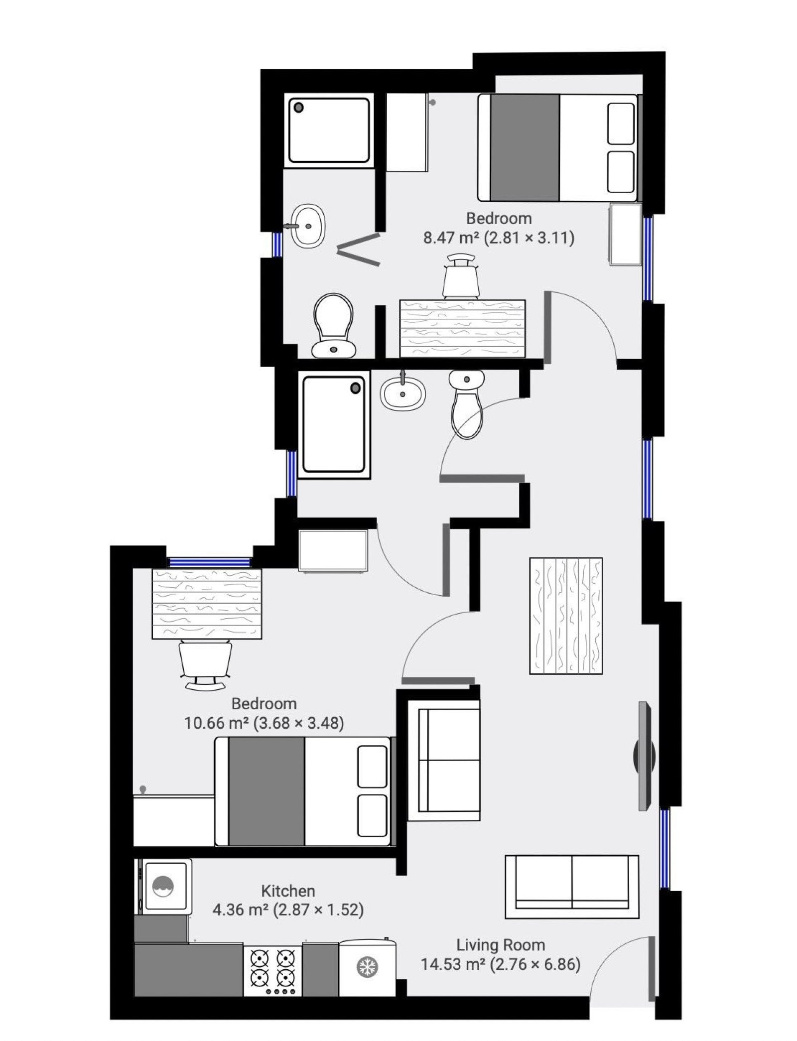 Flat Gresham Street in Lincoln