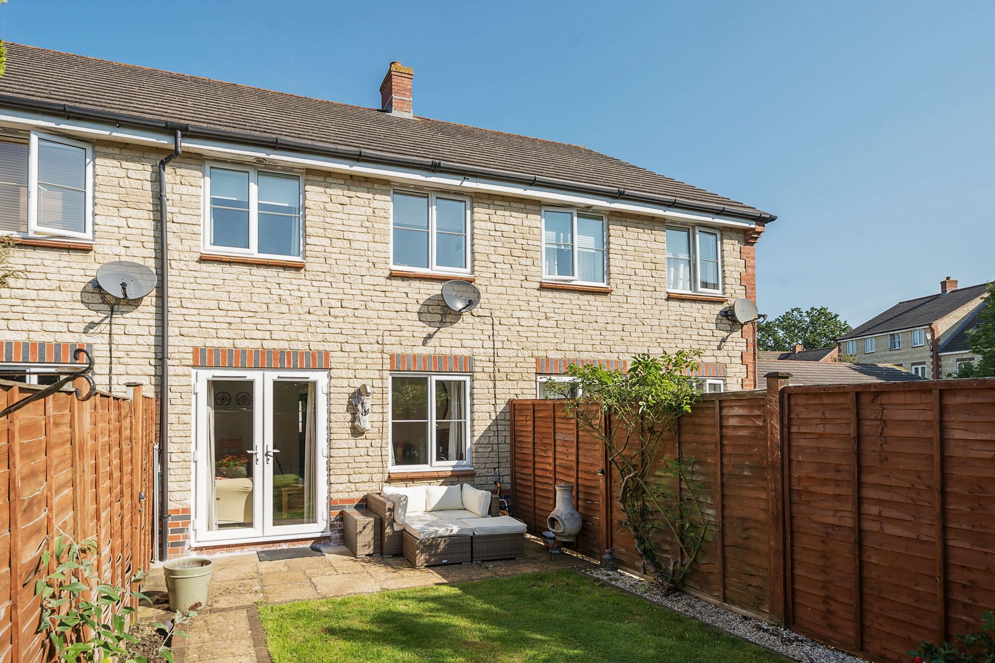 House Grebe Road in Cherwell District