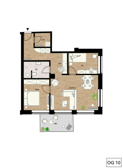 Wohnung Bahnhofstraße in Weiher