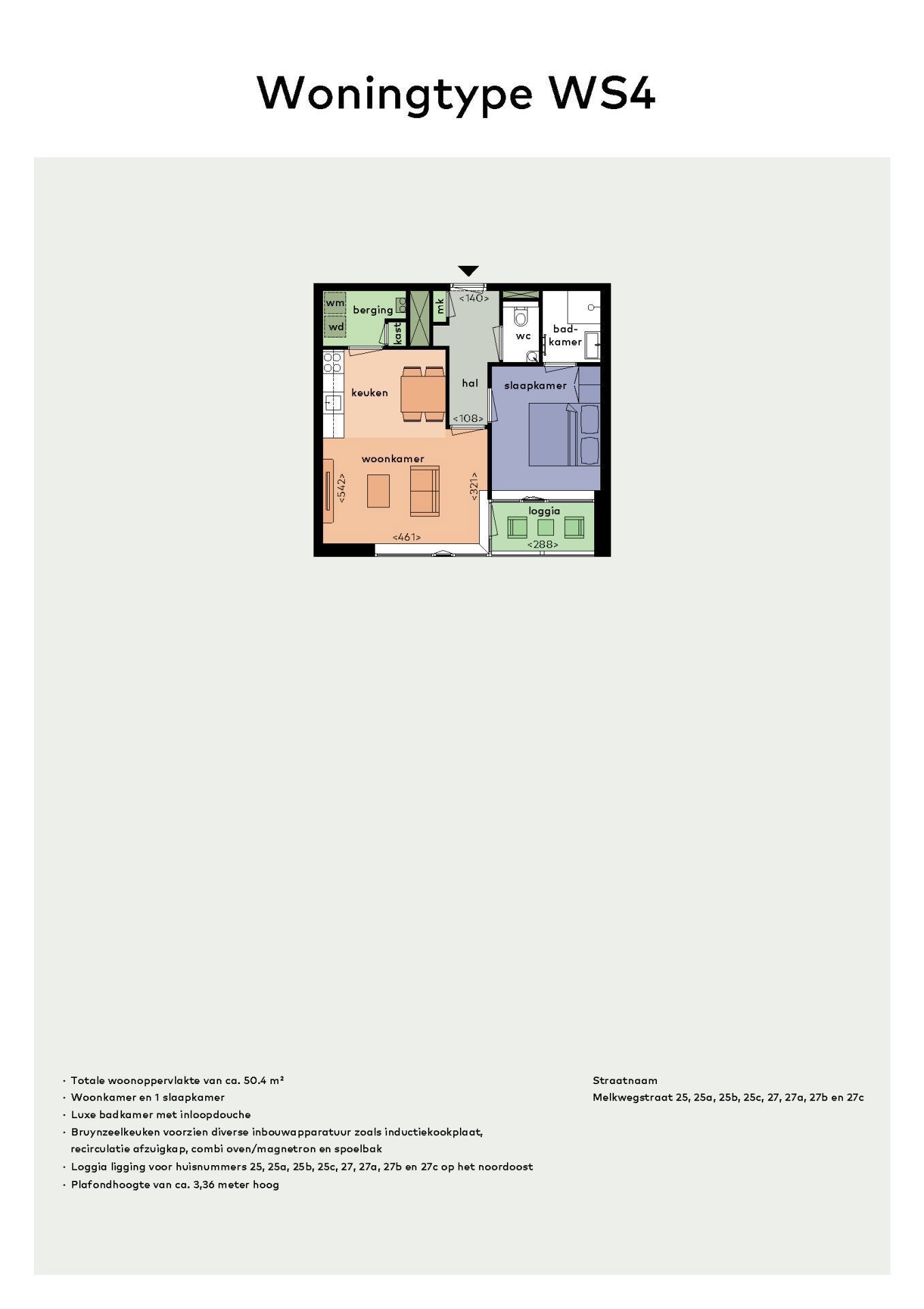 Appartement Melkwegstraat 27 B in Den Haag