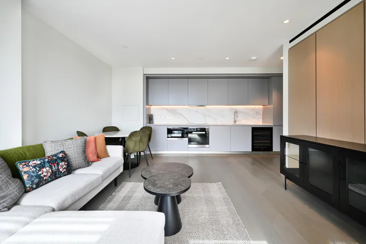 Flat Bishopsgate in City of London