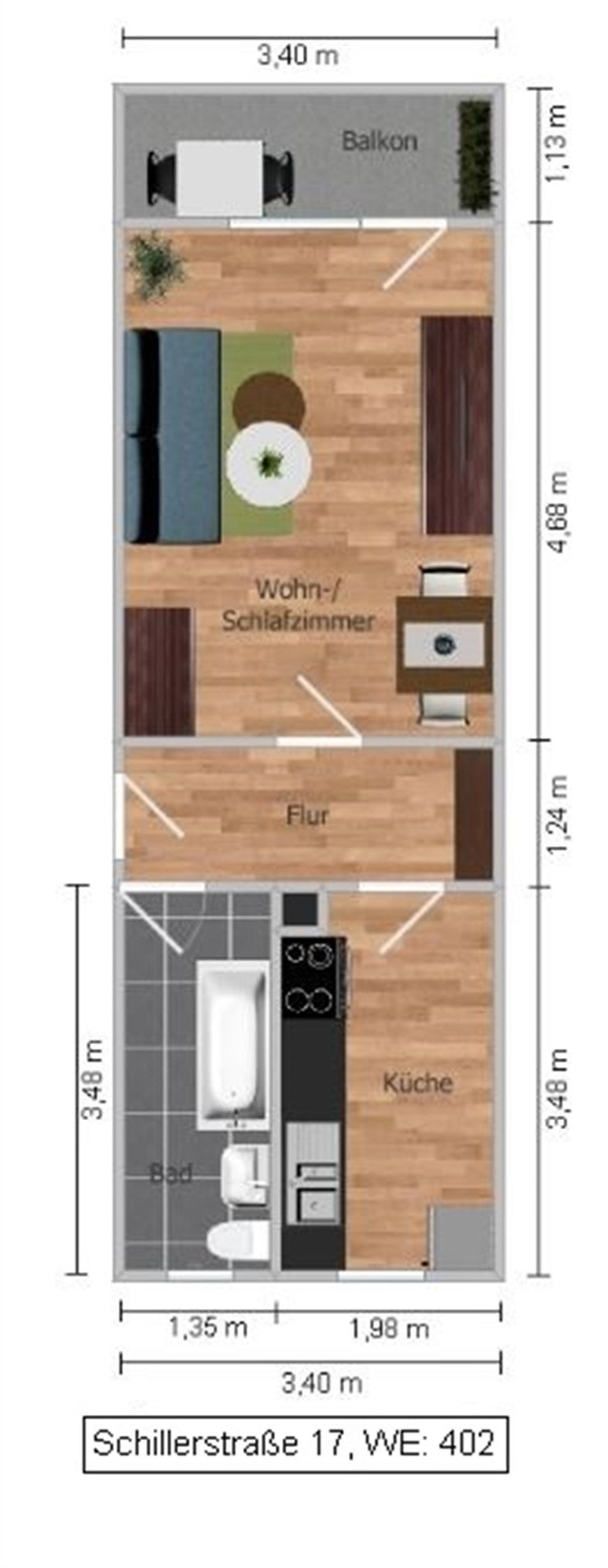 Wohnung Schillerstraße in Spremberg