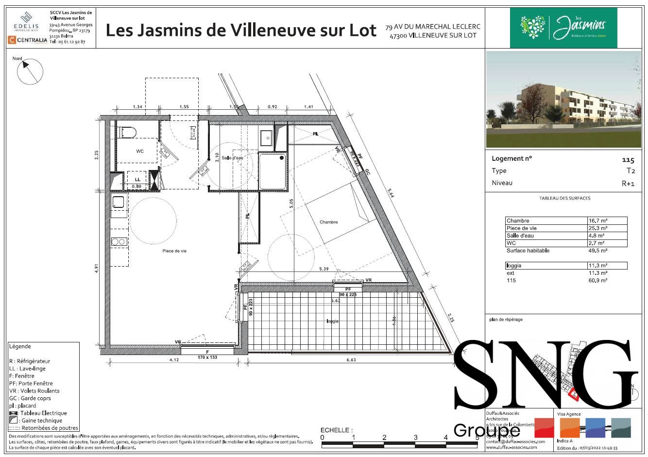 Appartement Avenue du Maréchal Leclerc à Villeneuve-sur-Lot