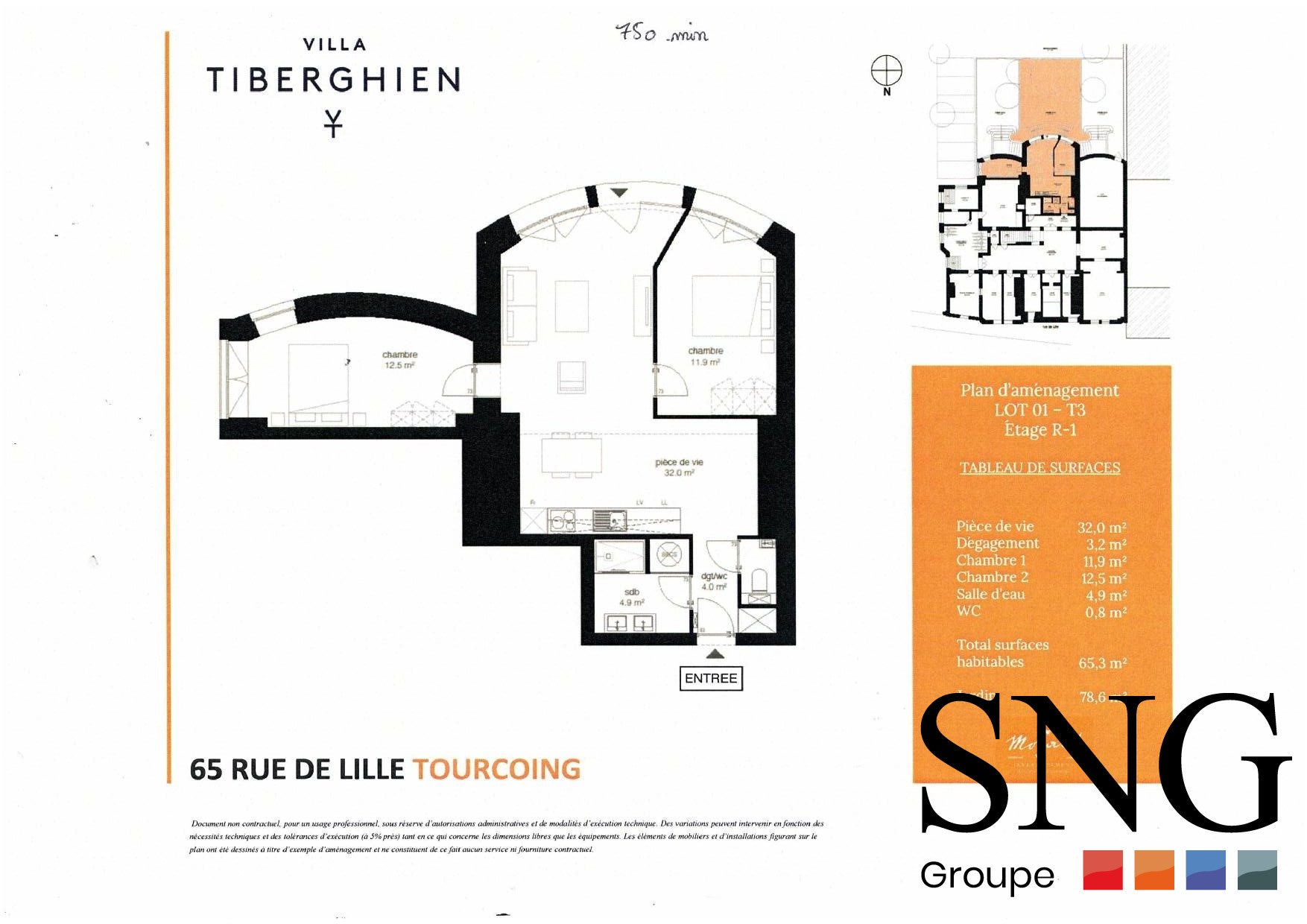 Appartement Rue de Lille à Tourcoing