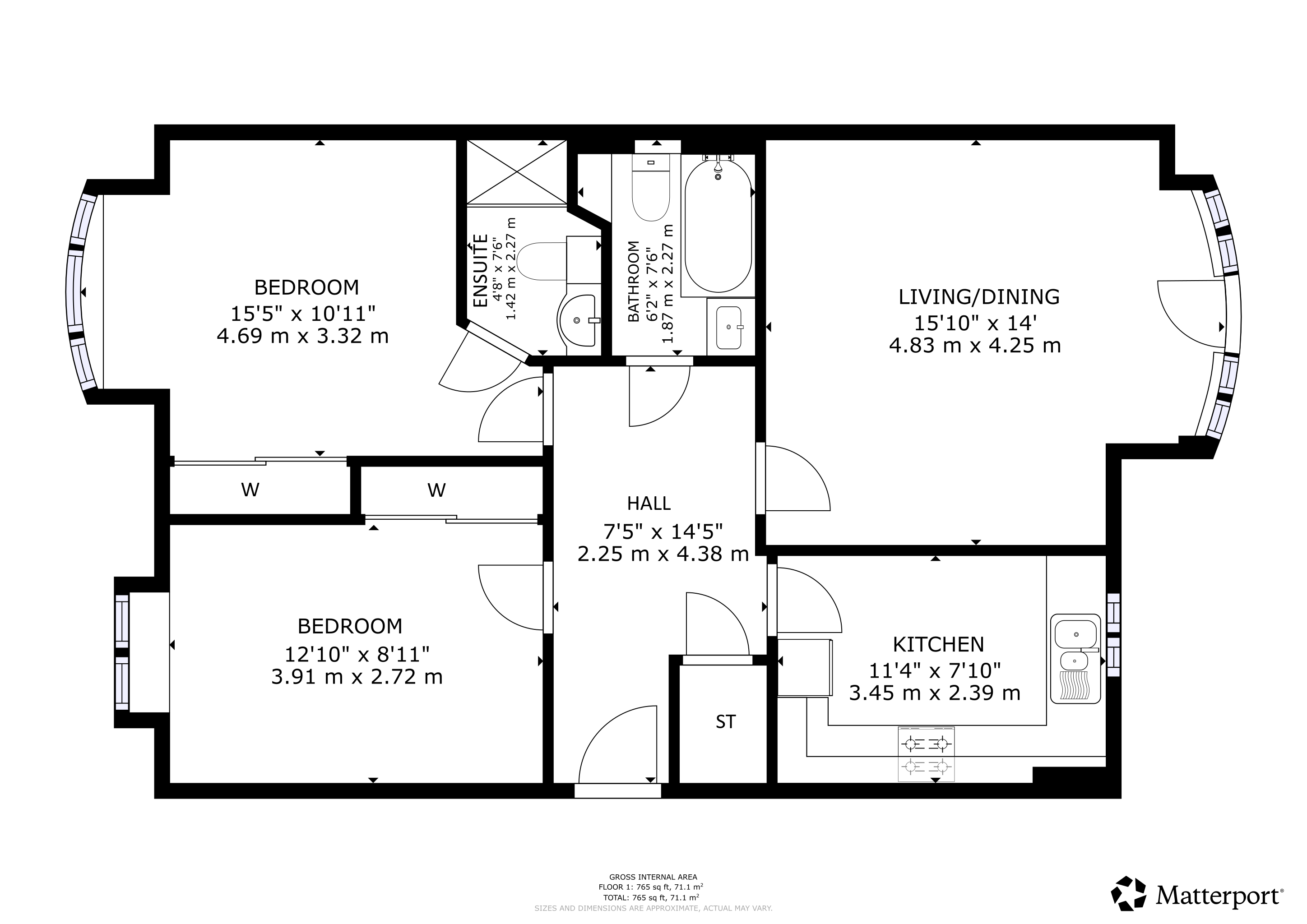 Flat Fernlea in Bearsden