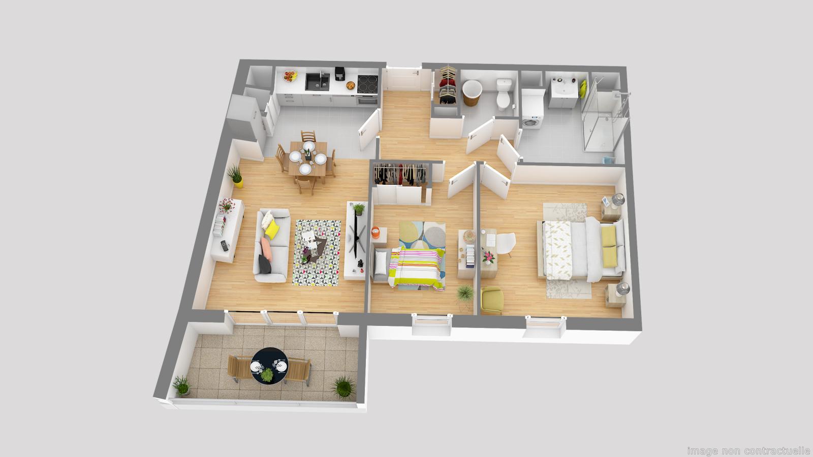 Appartement Rue Georges Charpak à Bezannes