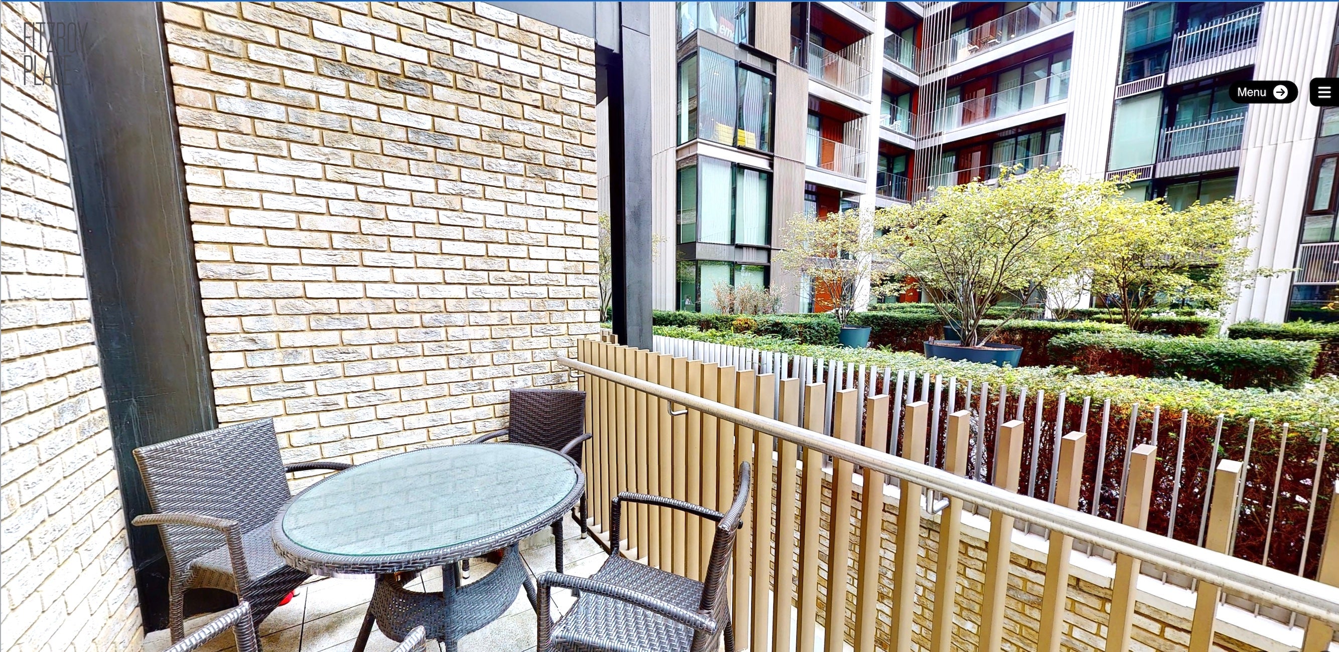 Flat Cleveland Street in Greater London