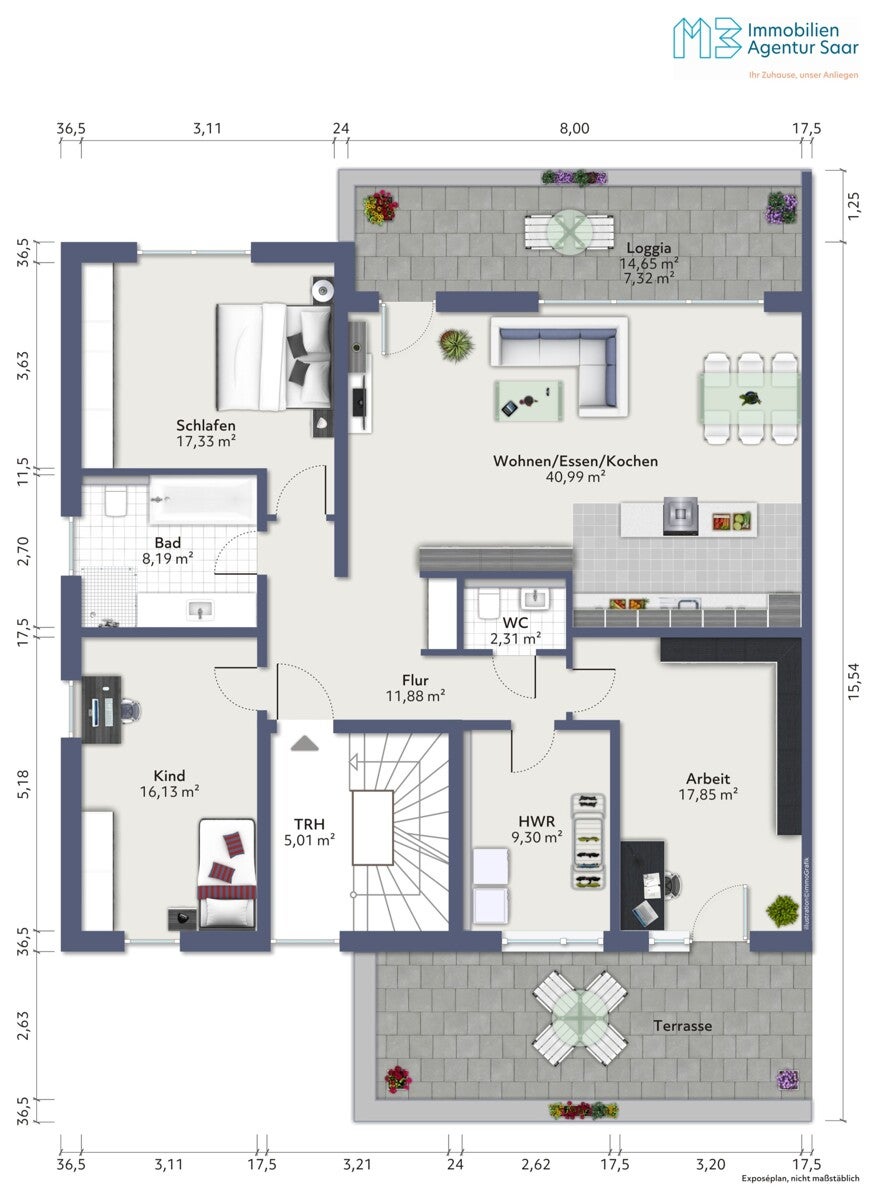 Wohnung Am Alten Bahnhof in Überherrn