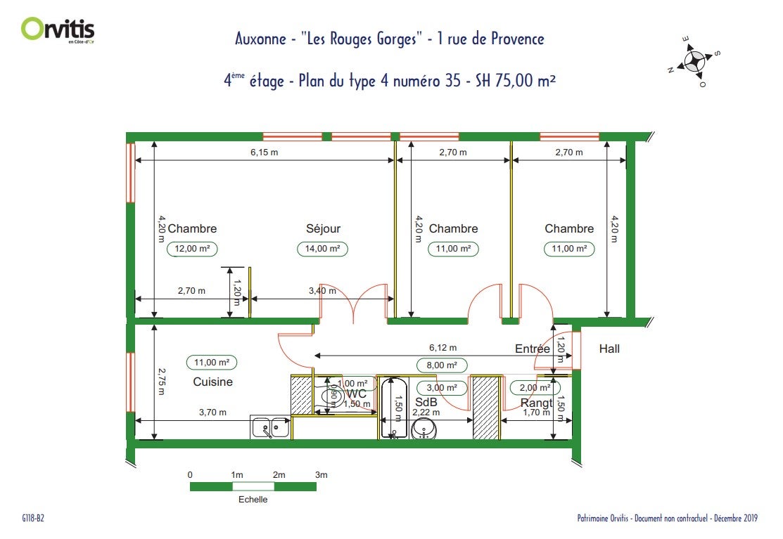 Flat Rue de Provence in Auxonne