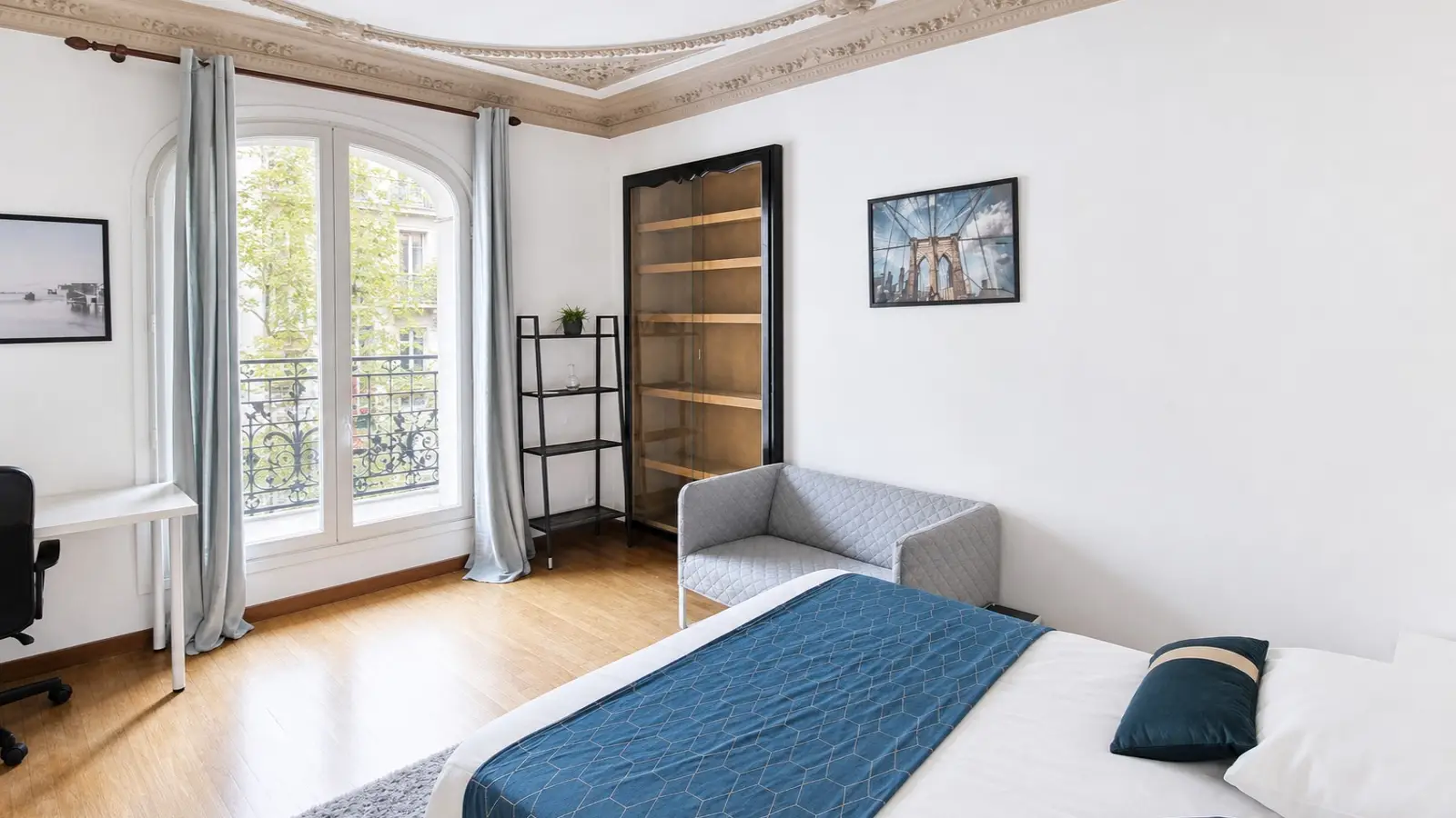 Chambre Rue Tourneux à Paris
