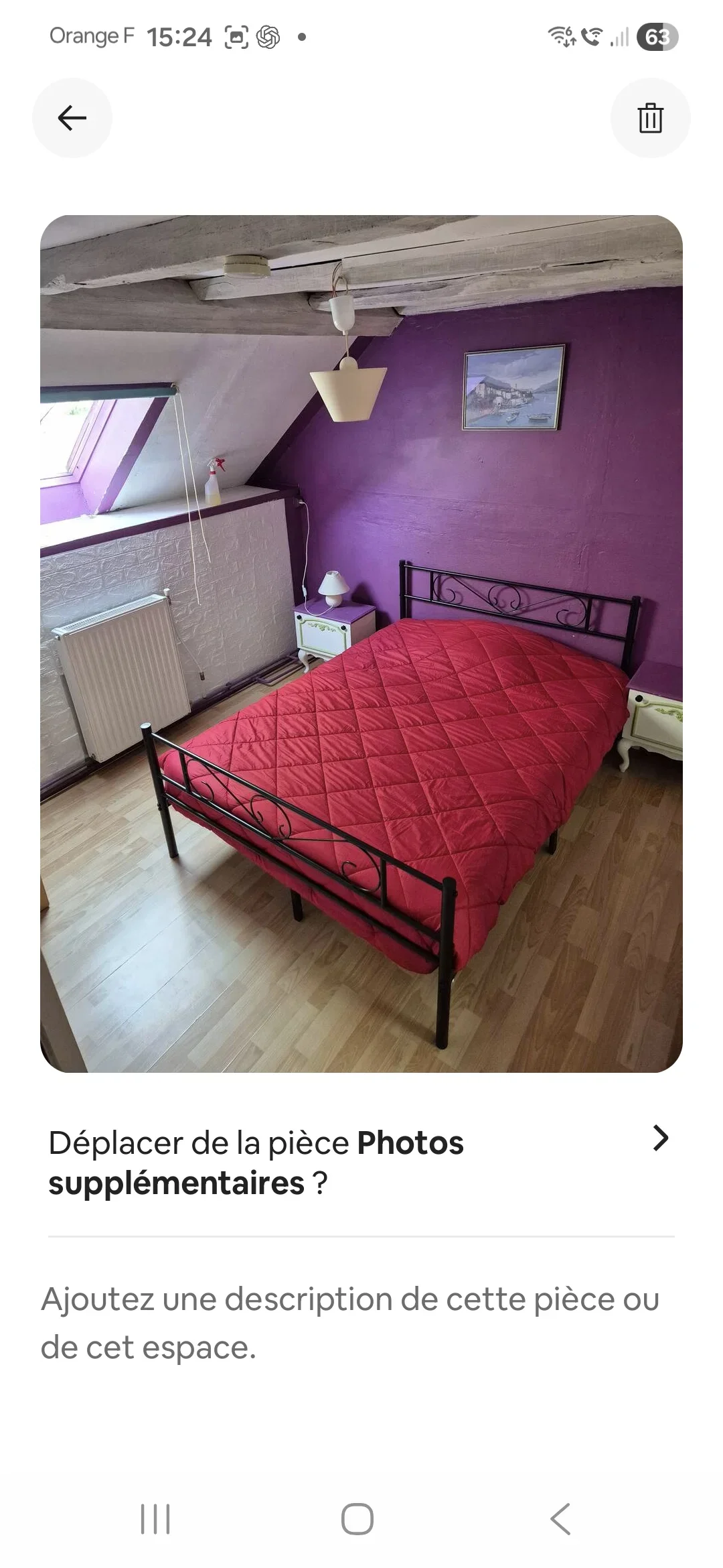 Chambre D 25 à Nouvion-le-Vineux